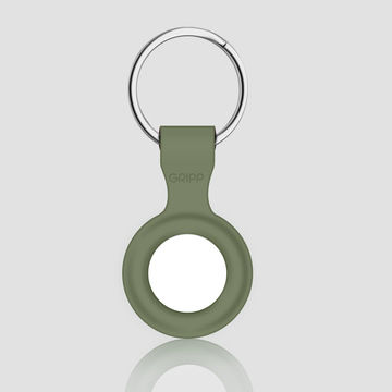 GRIPP Vent Silicon Keyring Apple AirTag Case - Green