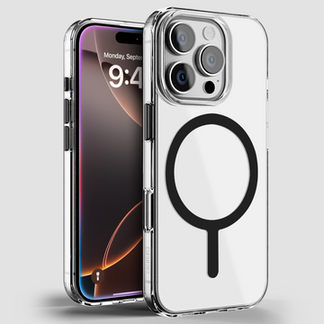 GRIPP Clear Xtreme Apple iPhone 16 Pro MagSafe Case with 6ft Drop Tested - Black