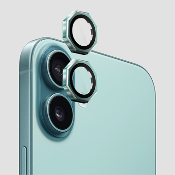 GRIPP Focal Octagon Camera Lens Protector 2N1 Compatible with Apple iPhone 16 Plus - Green
