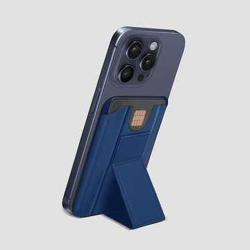 GRIPP MagSafe Wallet Card Holder With Stand - Blue