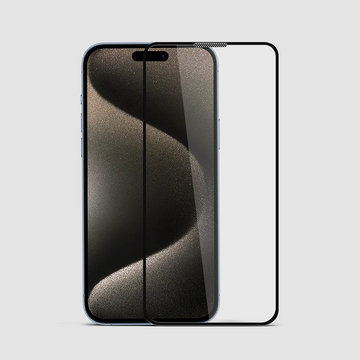 GRIPP Dust Proof 3D Tempered Glass for Apple iPhone 15 Pro