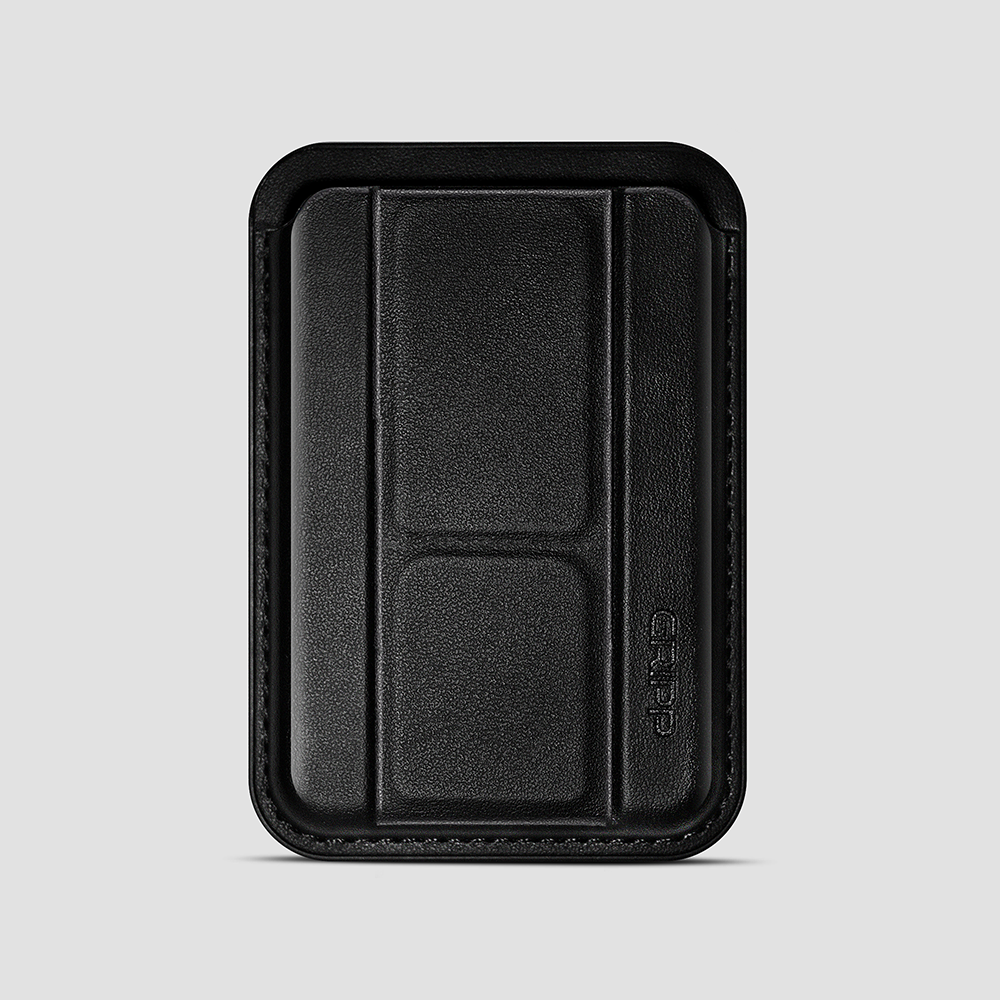 GRIPP MagSafe Wallet Card Holder With Stand - Black