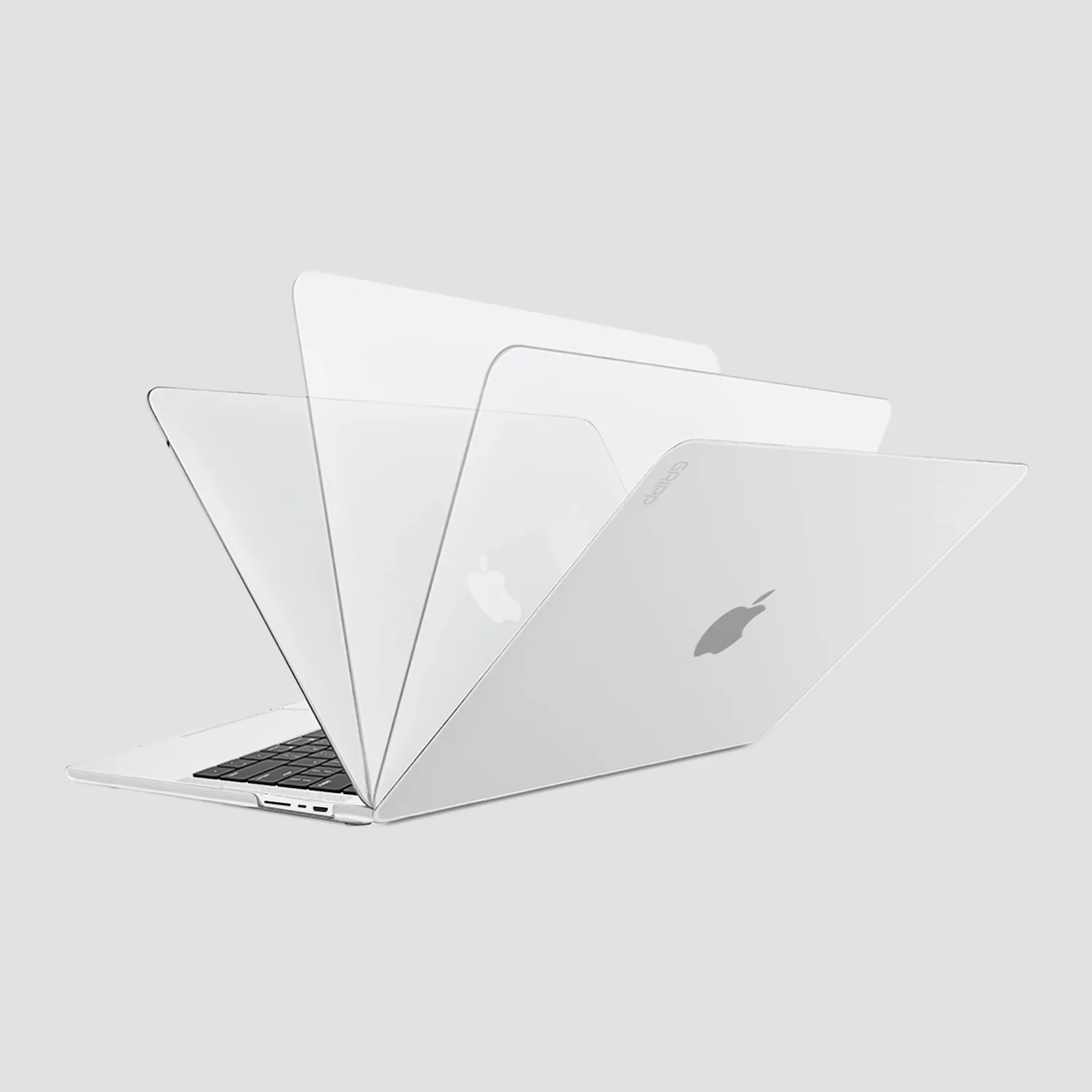 GRIPP Compaq Hardshell Case for Apple MacBook Pro 14" / 35.56 cm (2021-2024) - Clear