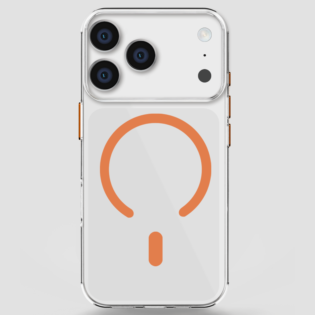 GRIPP Clear Xtreme Apple iPhone 17 Pro MagSafe Case with 8ft Drop Tested - Orange