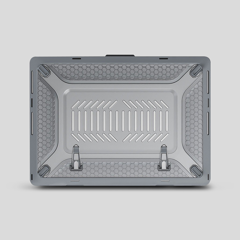 GRIPP Defence Hardshell Case for Apple MacBook Air 13" / 33.02 cm (2022-2025) - Grey