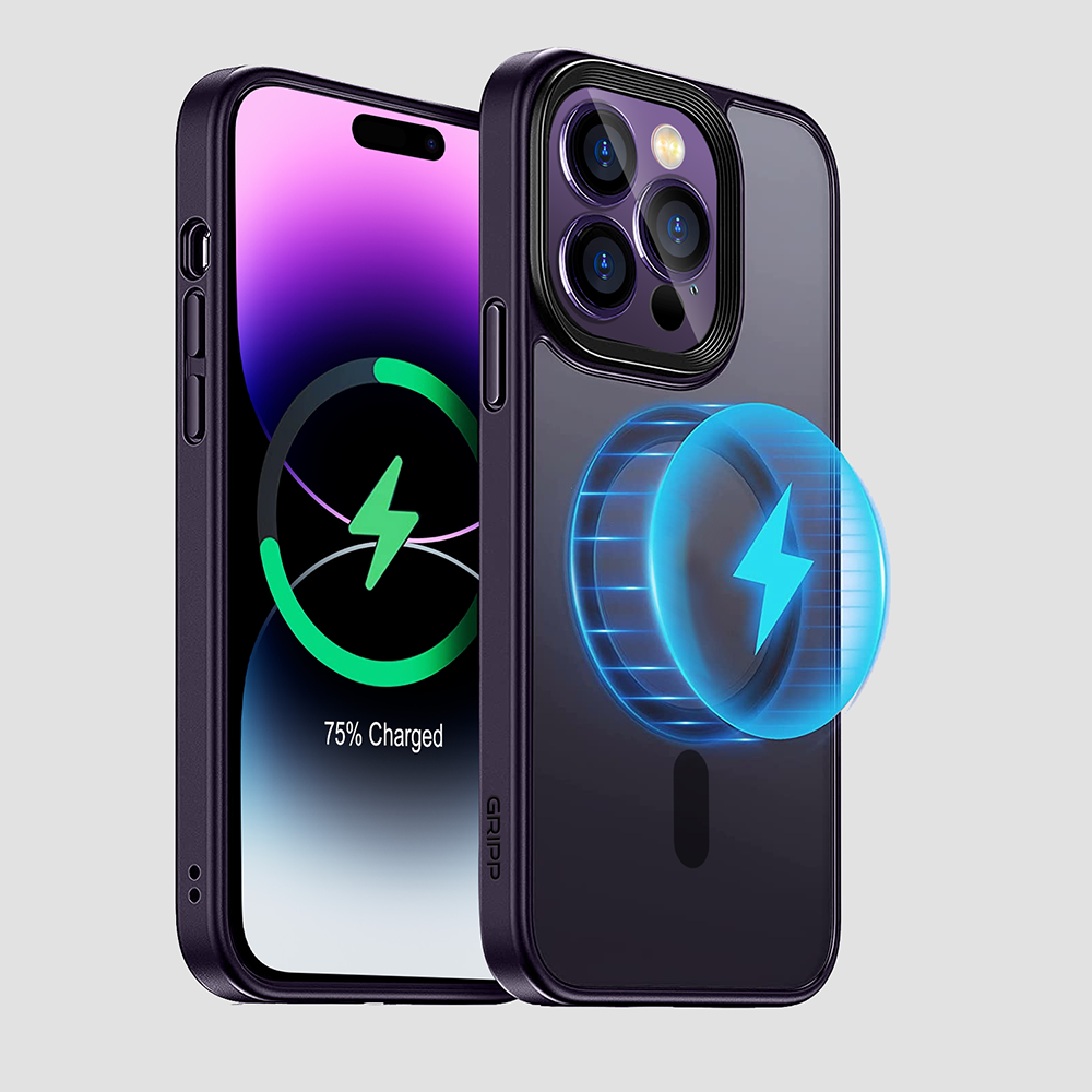 GRIPP Bolt Apple iPhone 14 Pro with MagSafe Case - Purple