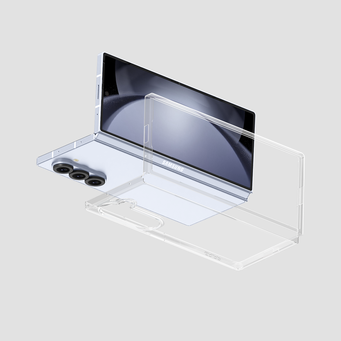 GRIPP Clear Samsung Galaxy Z Fold 5 Case with 6ft Drop Tested - Clear