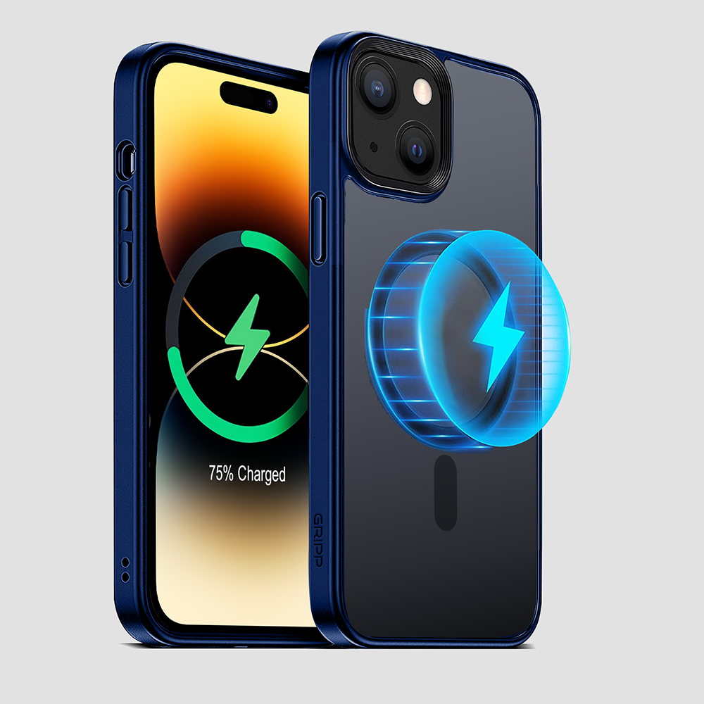 GRIPP Bolt Apple iPhone 14 Plus with MagSafe Case - Blue`