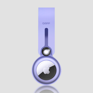 GRIPP Evo Silicon Apple AirTag Case - Purple