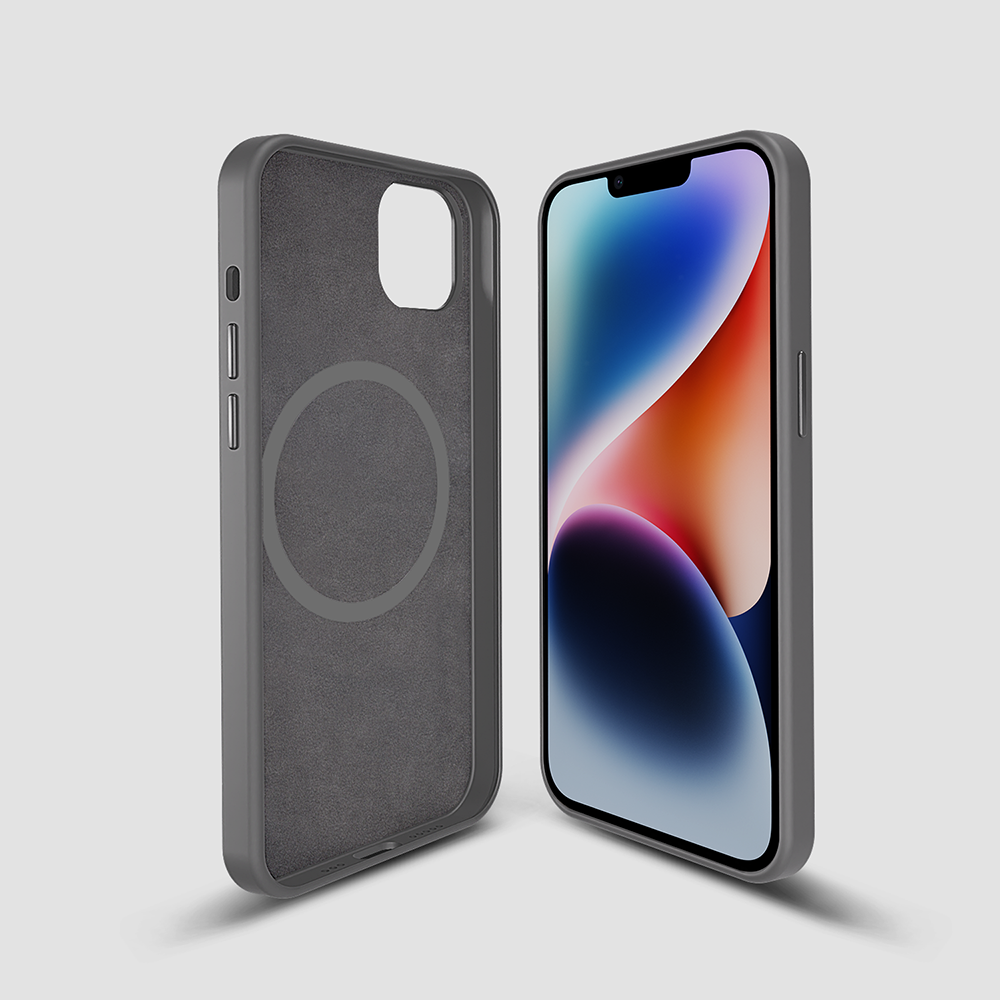 GRIPP Rubon Apple iPhone 14 with MagSafe Case - Grey
