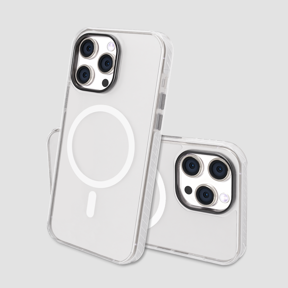 GRIPP Combat Apple iPhone 15 Pro Max MagSafe Case with 8ft Drop Tested - Clear