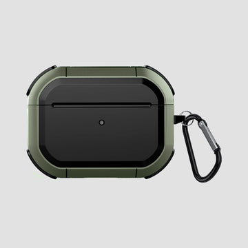 GRIPP Armor Apple AirPods Pro (1st Generation) Case with Carabiner Hook - Green