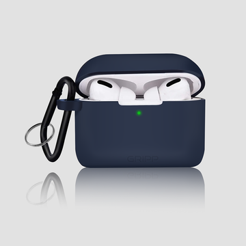 GRIPP Rubon Apple AirPods Pro (2nd Generation) Case with Carabiner Hook - Indigo