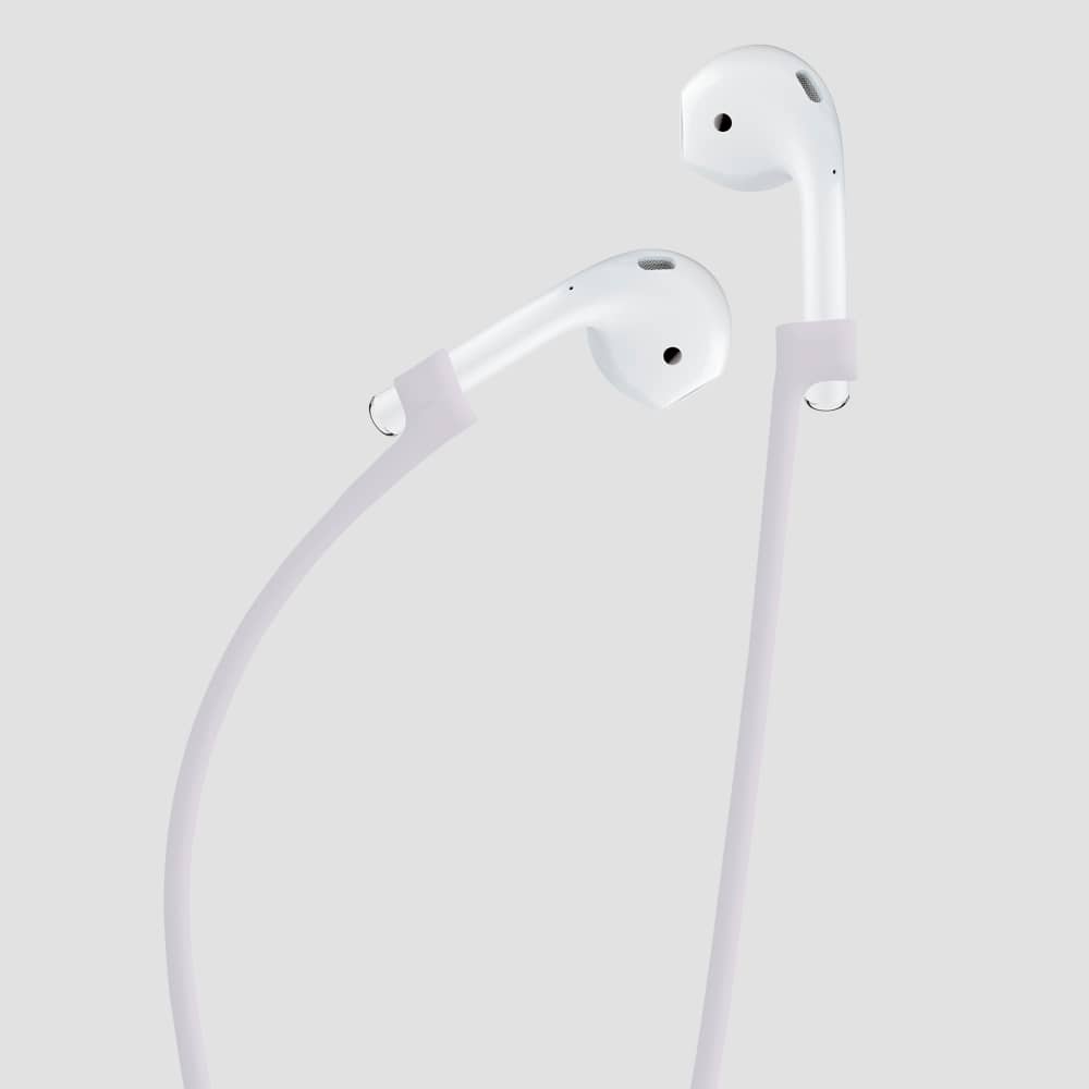 GRIPP Silicone Apple AirPods (1st & 2nd Generation) Case with Carabiner Hook - Grey