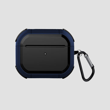 GRIPP Armor Apple AirPods (3rd Generation) Case with Carabiner Hook - Blue