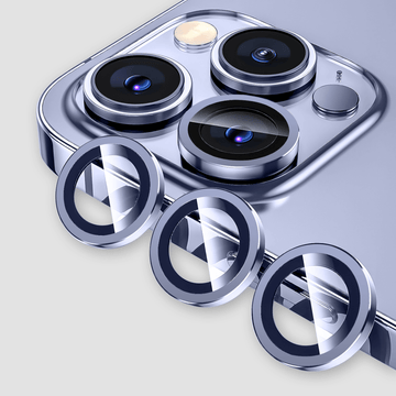 GRIPP Focal Camera Lens Protector 3N1 Compatible with Apple iPhone 15 Pro - Diamond Blue