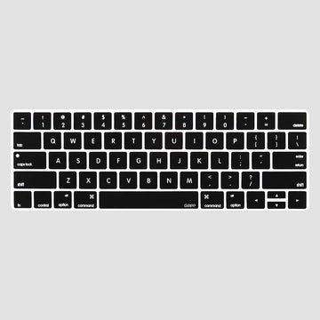 GRIPP Keyboard Skin for Apple MacBook Pro 15" / 38.10 cm (2016-2019) - Black