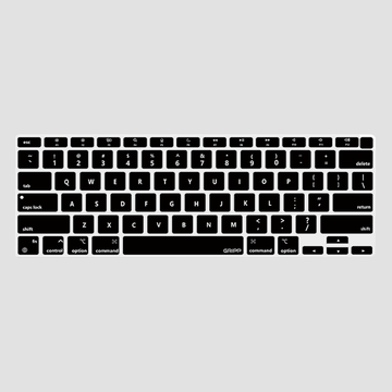 GRIPP Keyboard Skin for Apple MacBook Pro 13" / 33.02 cm (2020-2022) - Black