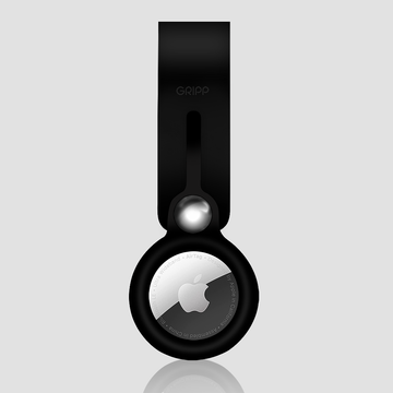 GRIPP Evo Silicon Apple AirTag Case - Black