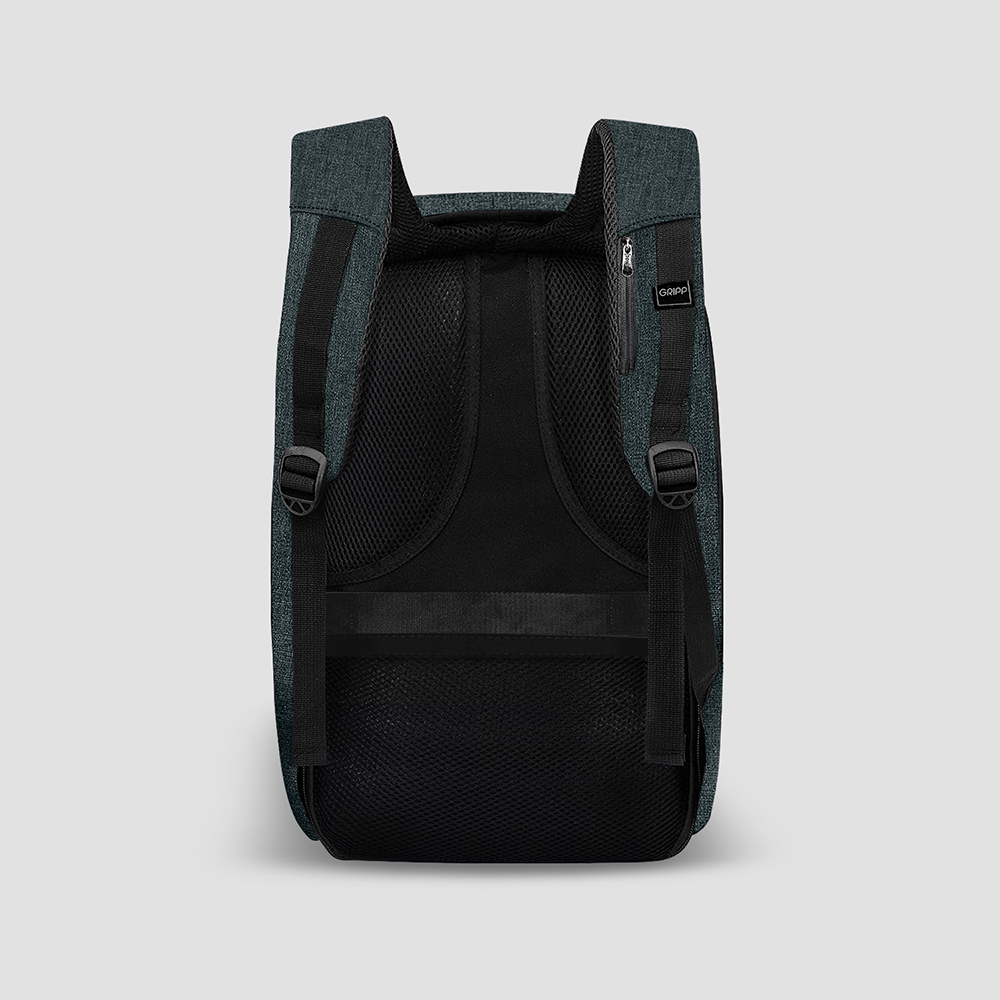 GRIPP Venza Backpack Upto 15" / 38.10 cm MacBook/Laptop - Black/Green