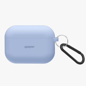 GRIPP Rubon Apple AirPods Pro (3rd Generation) Case with Carabiner - Light Blue