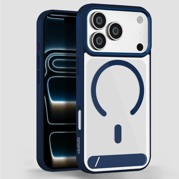 GRIPP Clarion MagStand Apple iPhone 17 Pro MagSafe Case with 8ft Drop Tested - Blue