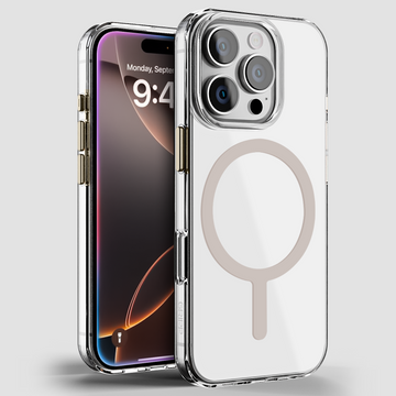 GRIPP Clear Xtreme Apple iPhone 16 Pro MagSafe Case with 6ft Drop Tested - Natural Titanium
