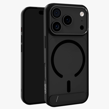 GRIPP Clarion MagStand Apple iPhone 18 Pro Max MagSafe Case with 8ft Drop Tested - Black