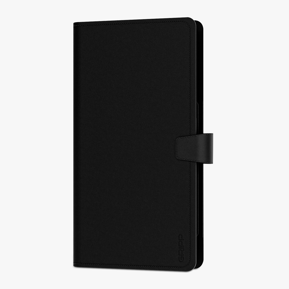 GRIPP Polo Book Wallet Apple iPhone 17 Pro Max and All MagSafe Phones up to 6.9" / 17.53 cm MagSafe Case - Black