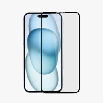 GRIPP Dust Proof 3D Tempered Glass for Apple iPhone 15 Plus