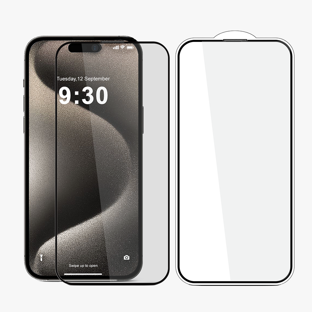 GRIPP Matte Tempered Glass for Apple iPhone 15 Pro Max