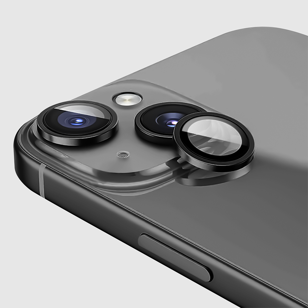 GRIPP Focal Camera Lens Protector 2N1 Compatible with Apple iPhone 15 Plus - Black