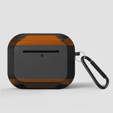 GRIPP Elegance Apple AirPods Pro (3rd Generation) Case with Carabiner Hook - Orange