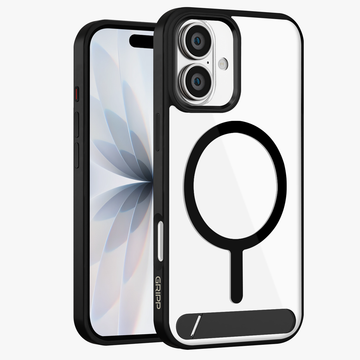 GRIPP Clarion MagStand Apple iPhone 17 MagSafe Case with 8ft Drop Tested - Black