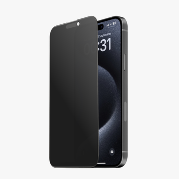 GRIPP Matte Privacy Tempered Glass for Apple iPhone 15 Pro
