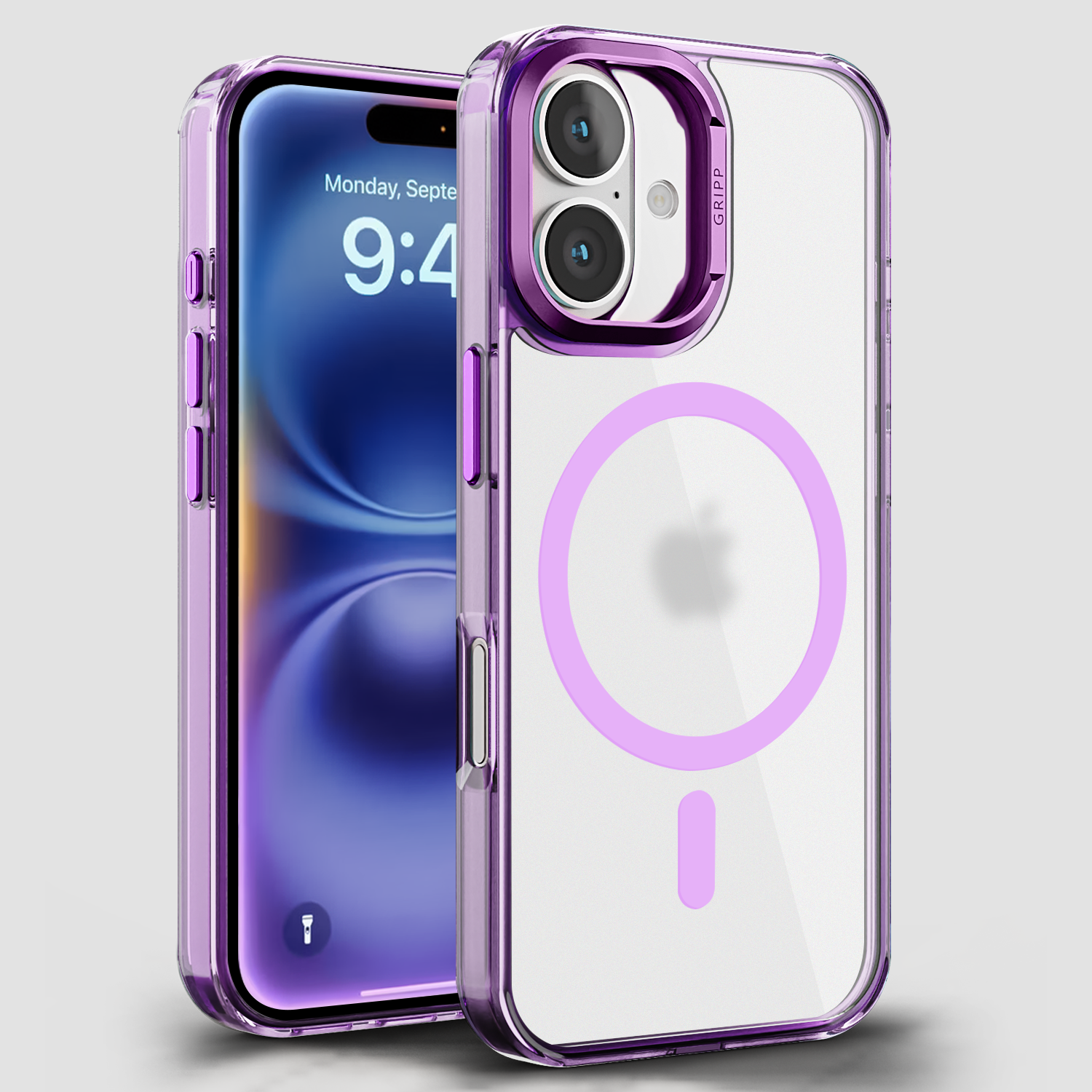GRIPP Stellar Apple iPhone 16 Plus MagSafe Case with 4ft Drop Tested - Pink Matte