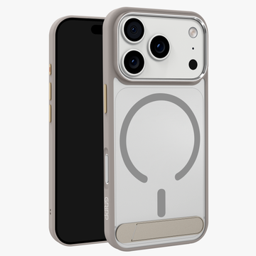 GRIPP Clarion MagStand Apple iPhone 18 Pro MagSafe Case with 8ft Drop Tested - Grey