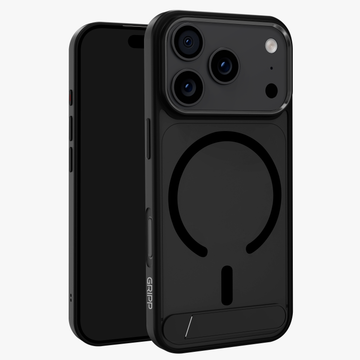 GRIPP Clarion MagStand Apple iPhone 18 Pro MagSafe Case with 8ft Drop Tested - Black
