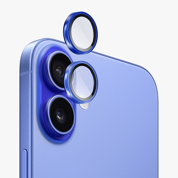 GRIPP Focal Camera Lens Protector 2N1 Compatible with Apple iPhone 16 - Blue