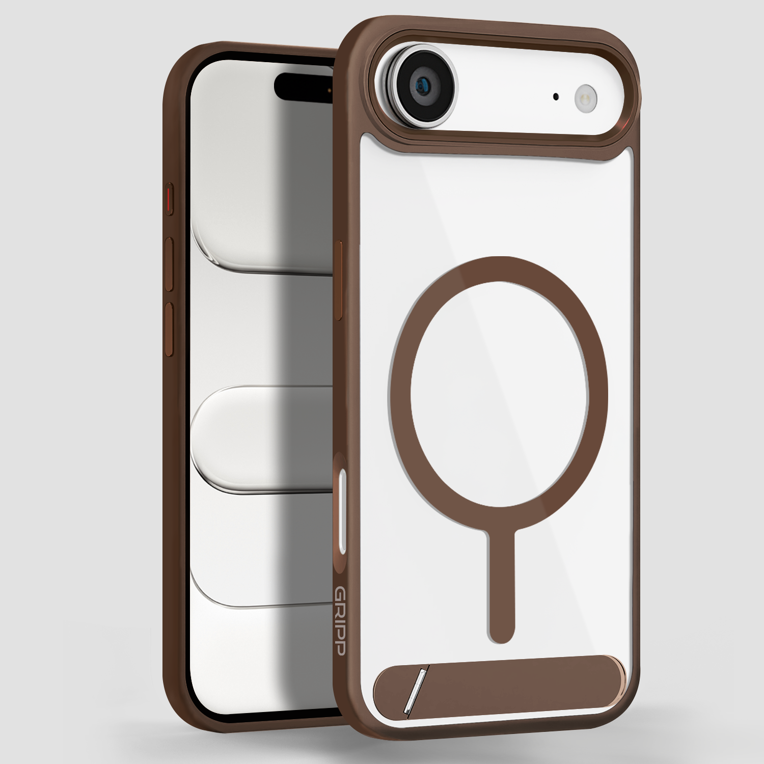 GRIPP Clarion MagStand Apple iPhone Air MagSafe Case with 8ft Drop Tested - Gold