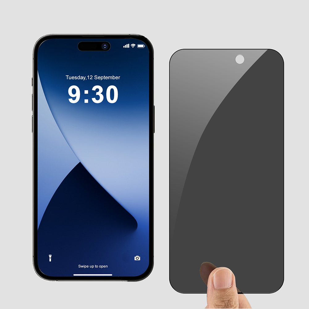 GRIPP Privacy Tempered Glass for Apple iPhone 15