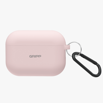 GRIPP Rubon Apple AirPods Pro (3rd Generation) Case with Carabiner - Pink