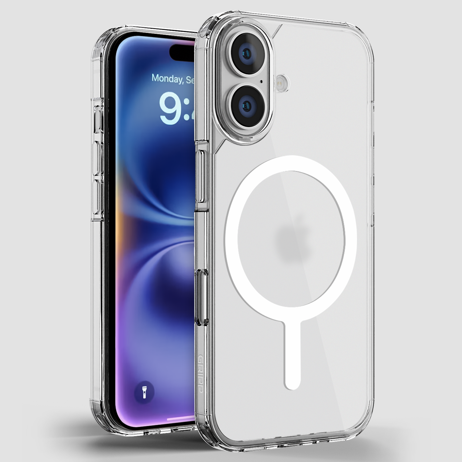 GRIPP Ice Frost Apple iPhone 16 MagSafe Case with 5ft Drop Tested - Clear Frost