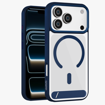 GRIPP Clarion MagStand Apple iPhone 17 Pro MagSafe Case with 8ft Drop Tested - Blue