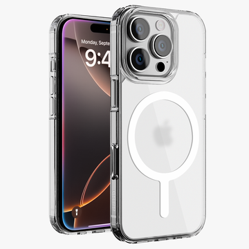 GRIPP Ice Frost Apple iPhone 16 Pro Max MagSafe Case with 5ft Drop Tested - Clear Frost