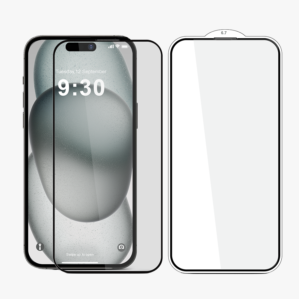 GRIPP Matte Tempered Glass for Apple iPhone 15