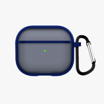 GRIPP Bolt Matte Apple AirPods Pro (1st Generation) Case with Carabiner - Blue