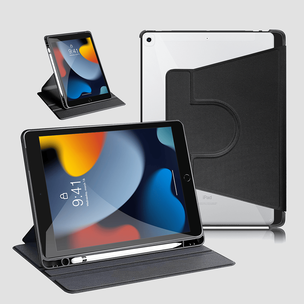 GRIPP Revolv Apple iPad 10.2" (2019-2021) Case - Black