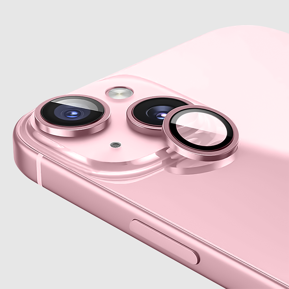 GRIPP Focal Camera Lens Protector 2N1 Compatible with Apple iPhone 15 Plus - Light Pink