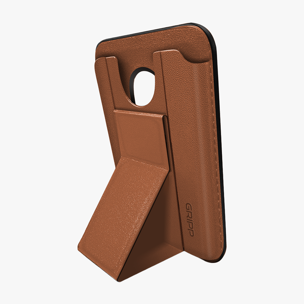 GRIPP MagSafe Wallet Card Holder With Stand - Camel